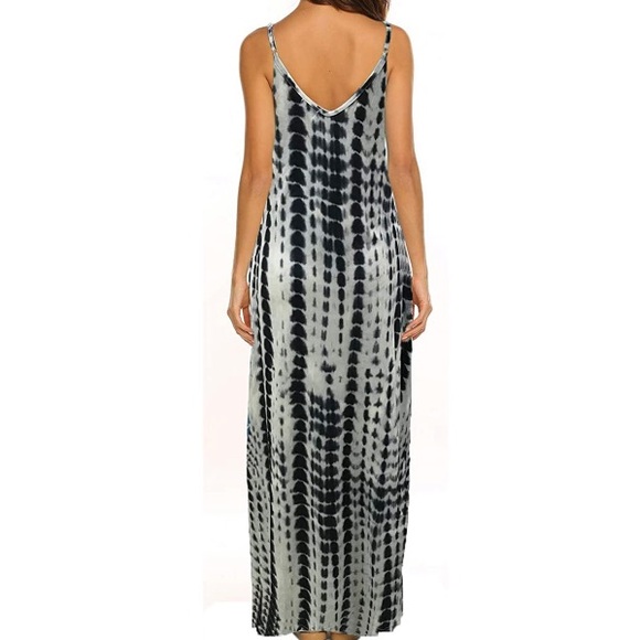 SOLD OUT Dip dyed maxi dress with POCKETS - Picture 2 of 8